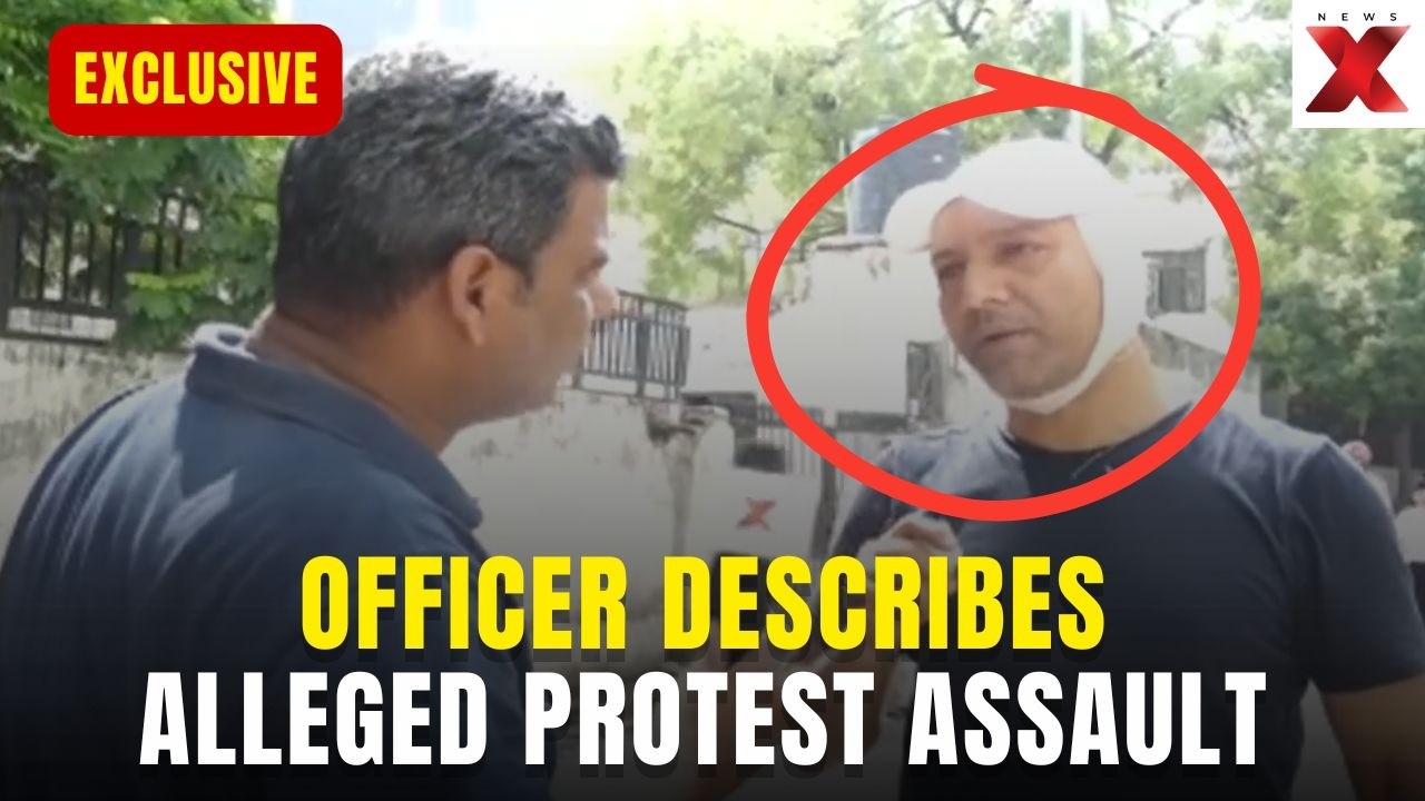 NewsX Exclusive: Delhi Police Inspector Recall Alleged Attack During Protest | Jantar Mantar Protest