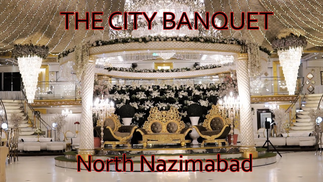 City Banquet Karachi l North Nazimabad Karachi l Beautiful Banquet l City Luxury Banquet l City Lawn