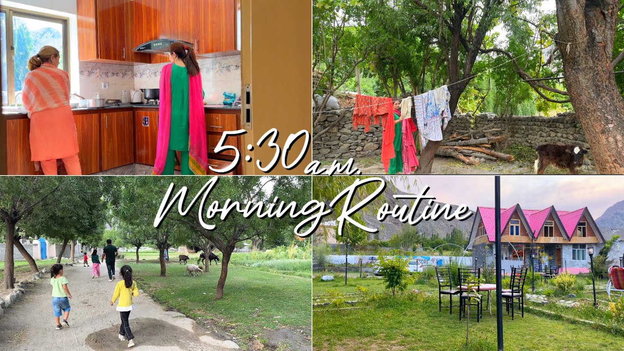 5:30 .A.m Morning Routine in countryside☀️VILLAGE LIFESTYLE Morning & BREAKFAST