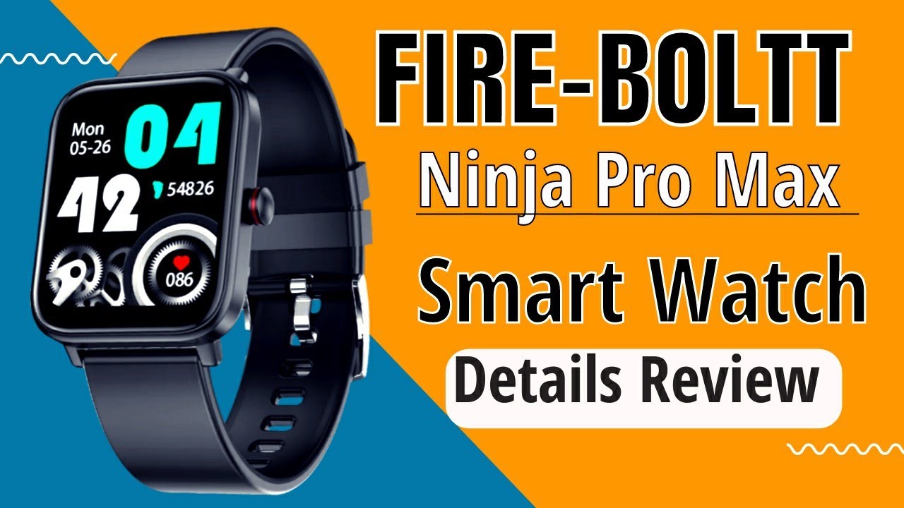 Fire-Boltt Ninja Pro Max Smart Watch 💥  Details Review ( Hindi ) 2023