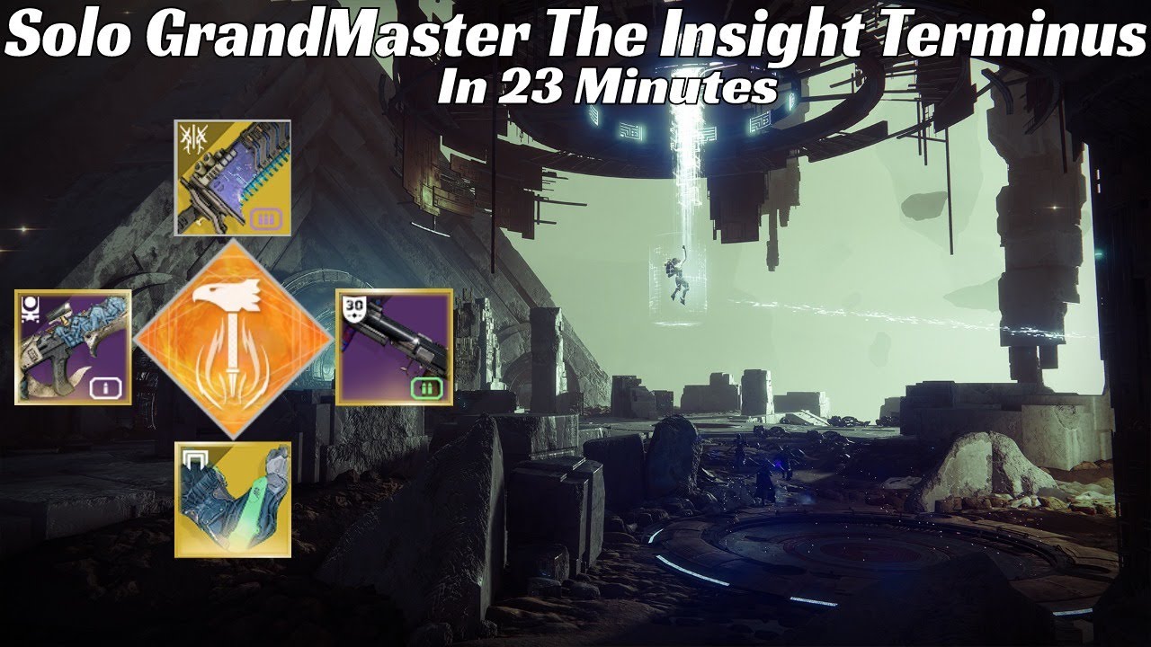 Solo Grandmaster Insight Terminus In 23 Minutes (23:57, Titan, Destiny 2)