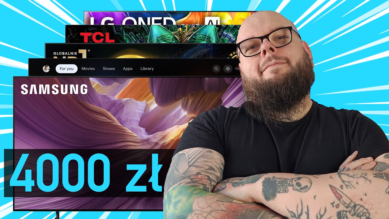 Jaki telewizor do 4000 zł? Polecam 5 modeli 📺
