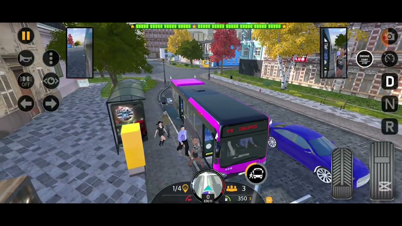 03 ASMR - Bus Simulator Evo, driving in Prague (No talking)