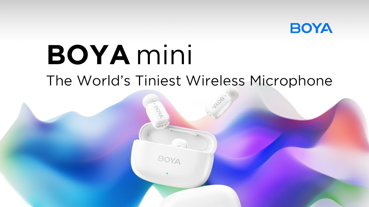 BOYA mini | The World's Tiniest Wireless Microphone