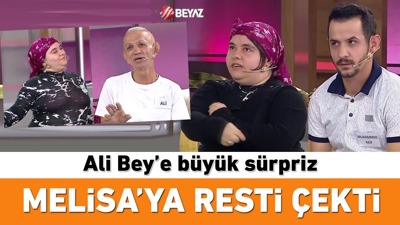 Melisa'dan Ali Bey'e büyük sürpriz! Muhammed resti çekti