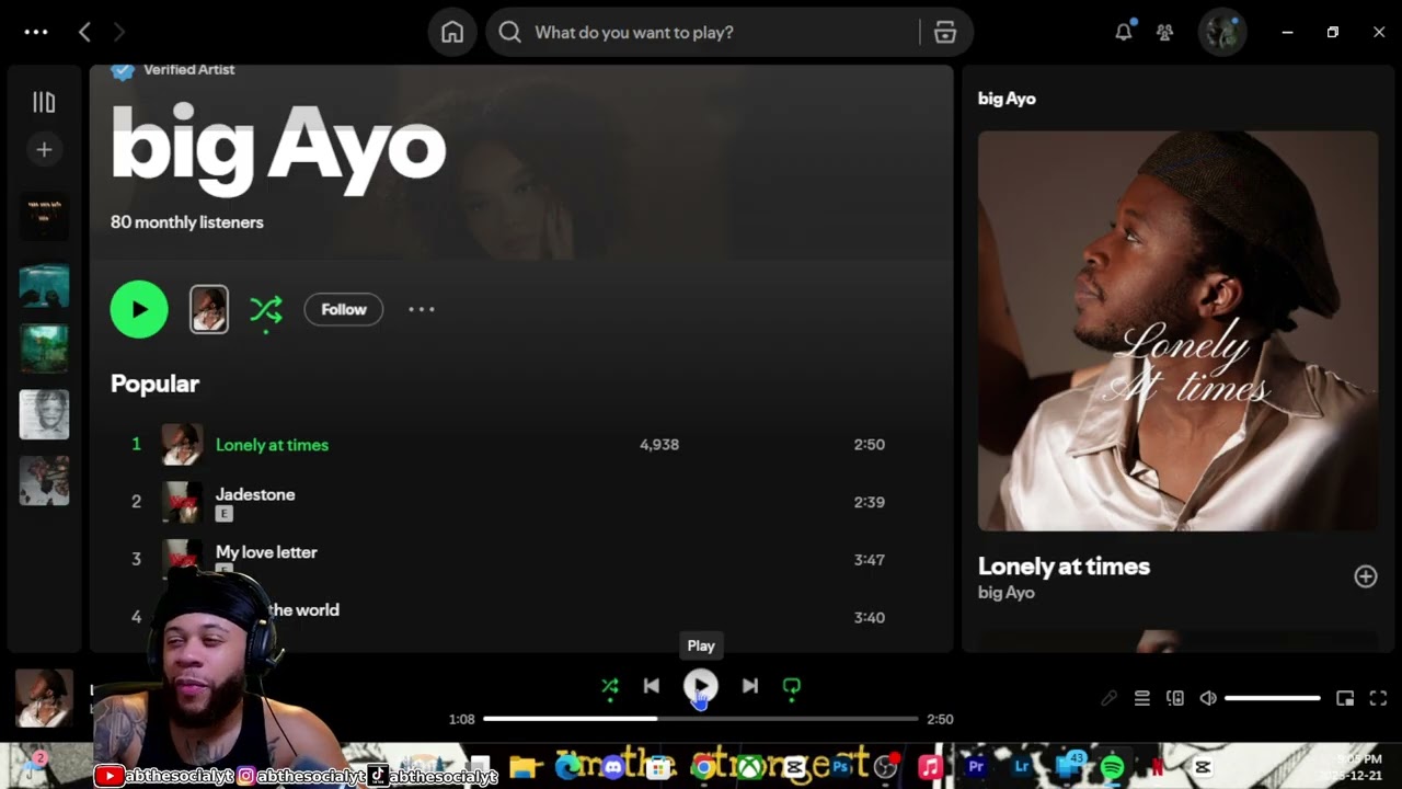 Big Ayo - Lonely At Times - Reaction