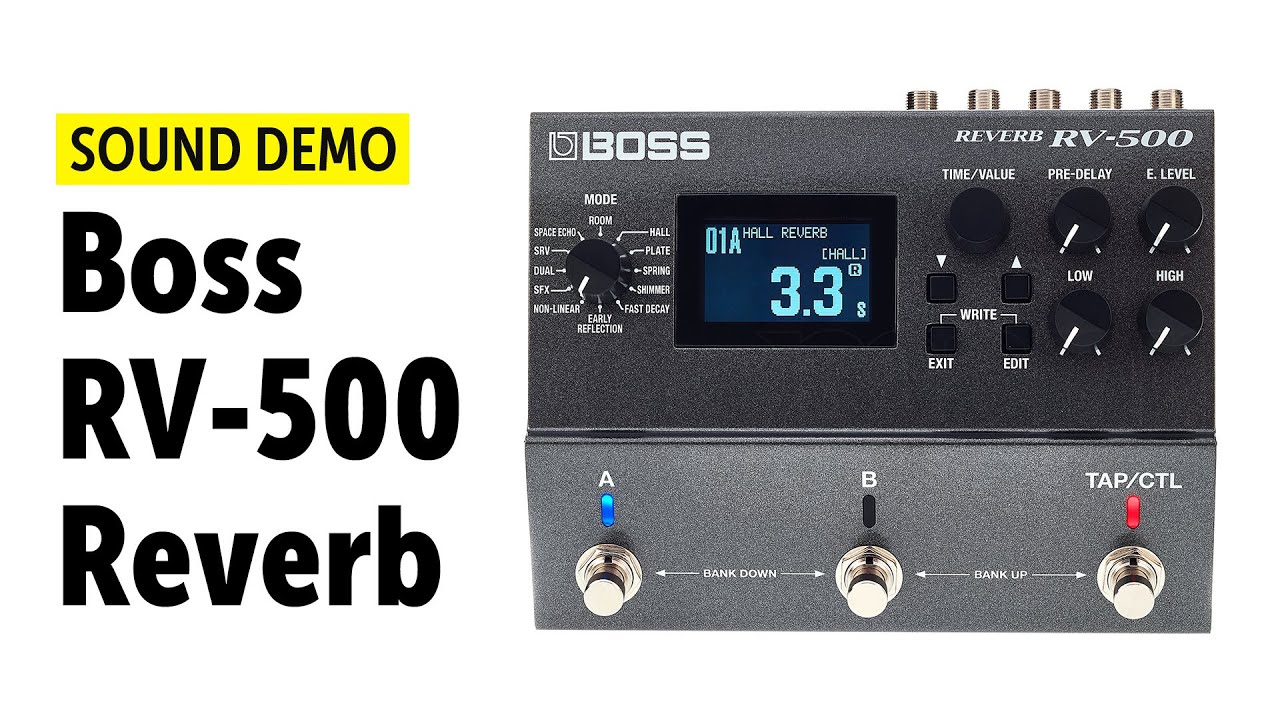 BOSS RV 500 Sound Demo (no talking) with Modal Cobalt 8