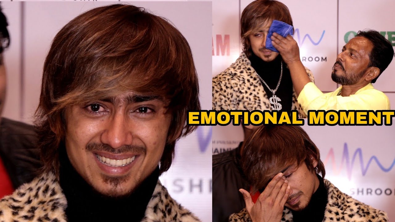 Adnan Shaikh BREAKDOWN in TEARS in front of Dad | EMOTIONAL Moment | Badnaam Song Launch