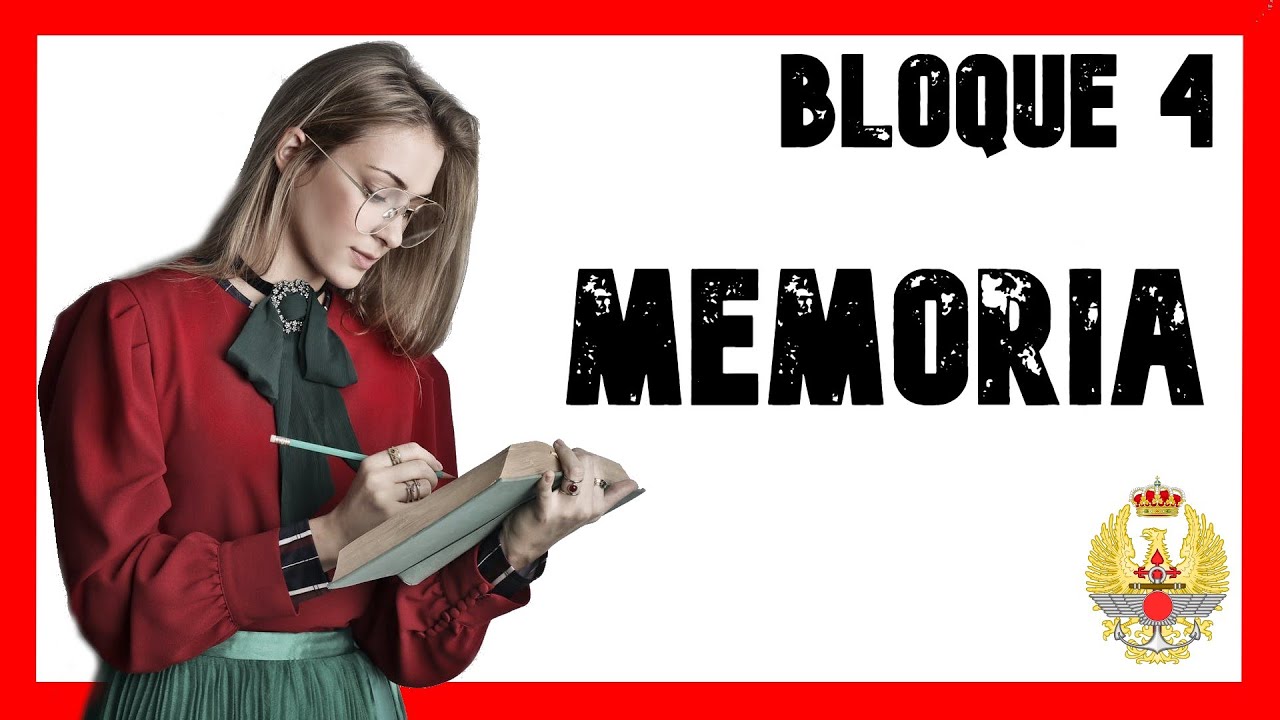 Psicotécnicos EJERCITO ESPAÑOL 📕🖊| TRUCOS bloque MEMORIA