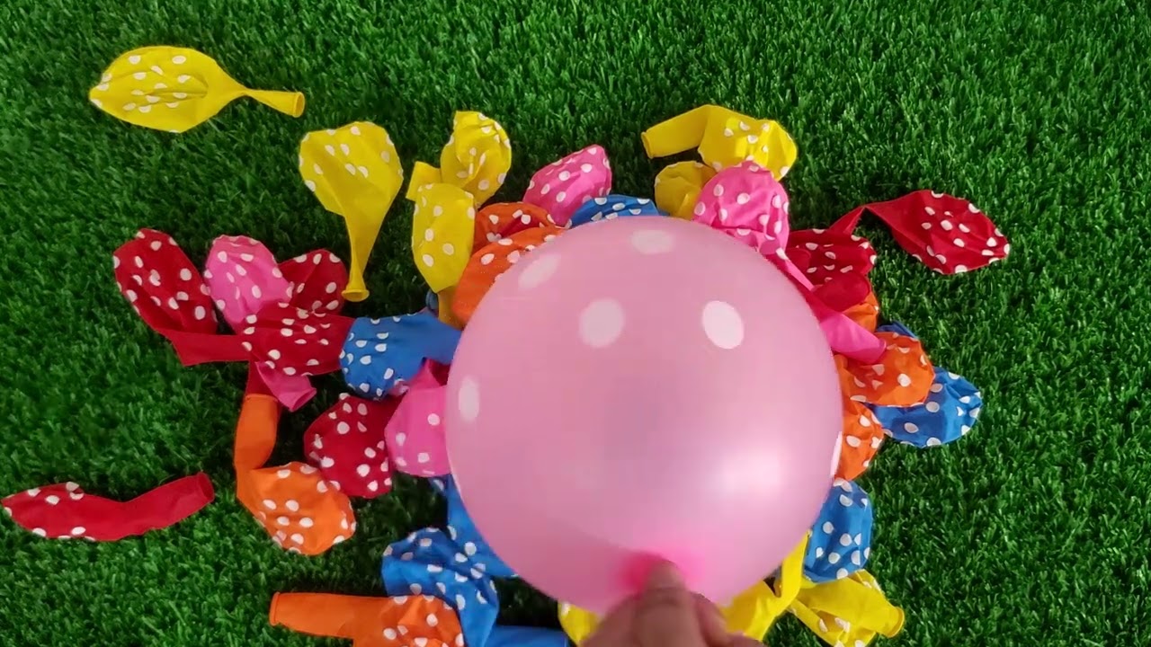 Satisfying Asmr Unboxing Colourful Balloon 