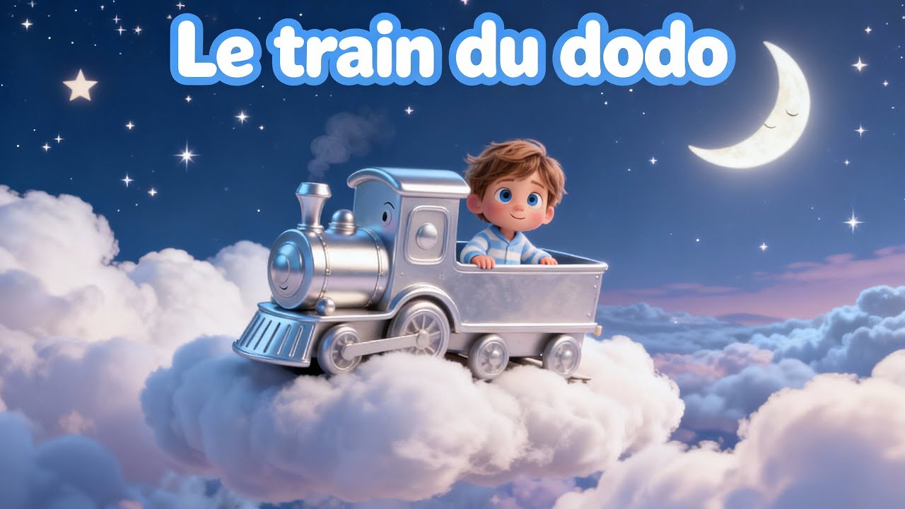 Comptine pour Dormir 🎵 | Tchou-Tchou, Le Train du Dodo