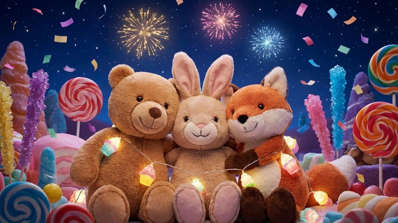 🧸 Celebrate With Plush Friends ✨ | Cozy Ambience & Music