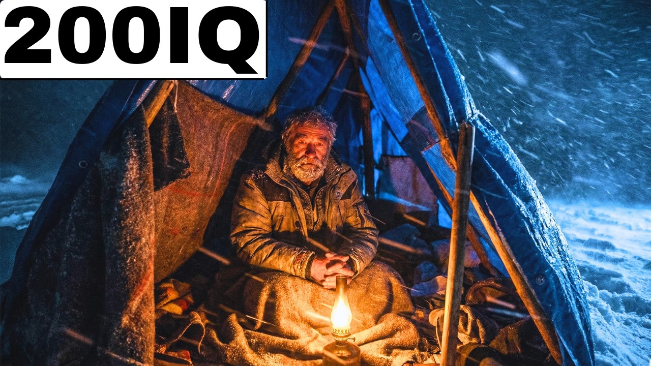 Wie überleben Obdachlose in einem Zelt während eines Schneesturms?