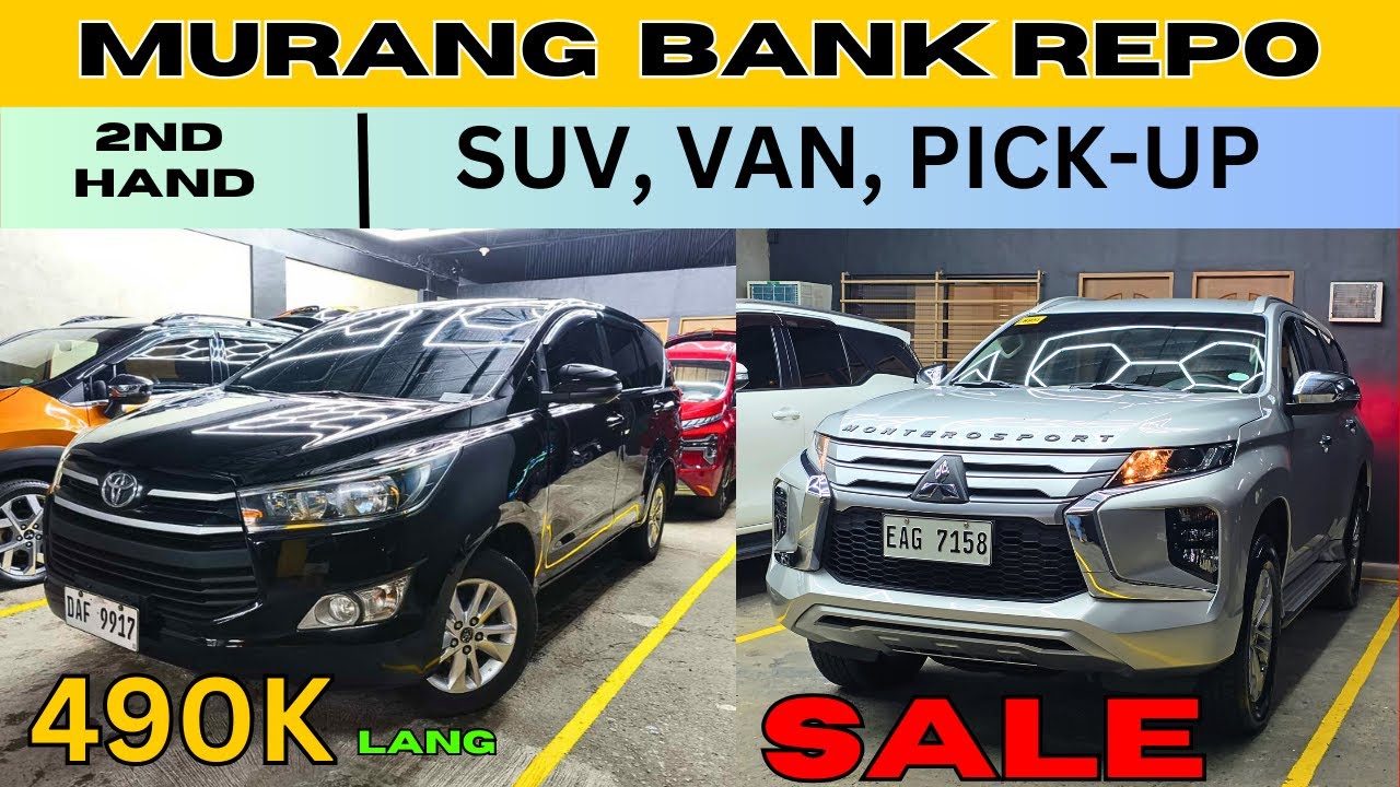 BILIHAN NG MGA PINAKAMURANG HATAK NG BANKO UP TO 50% OFF (PICK-UP, SUV, VAN) CHEAPEST REPO CARS 2025