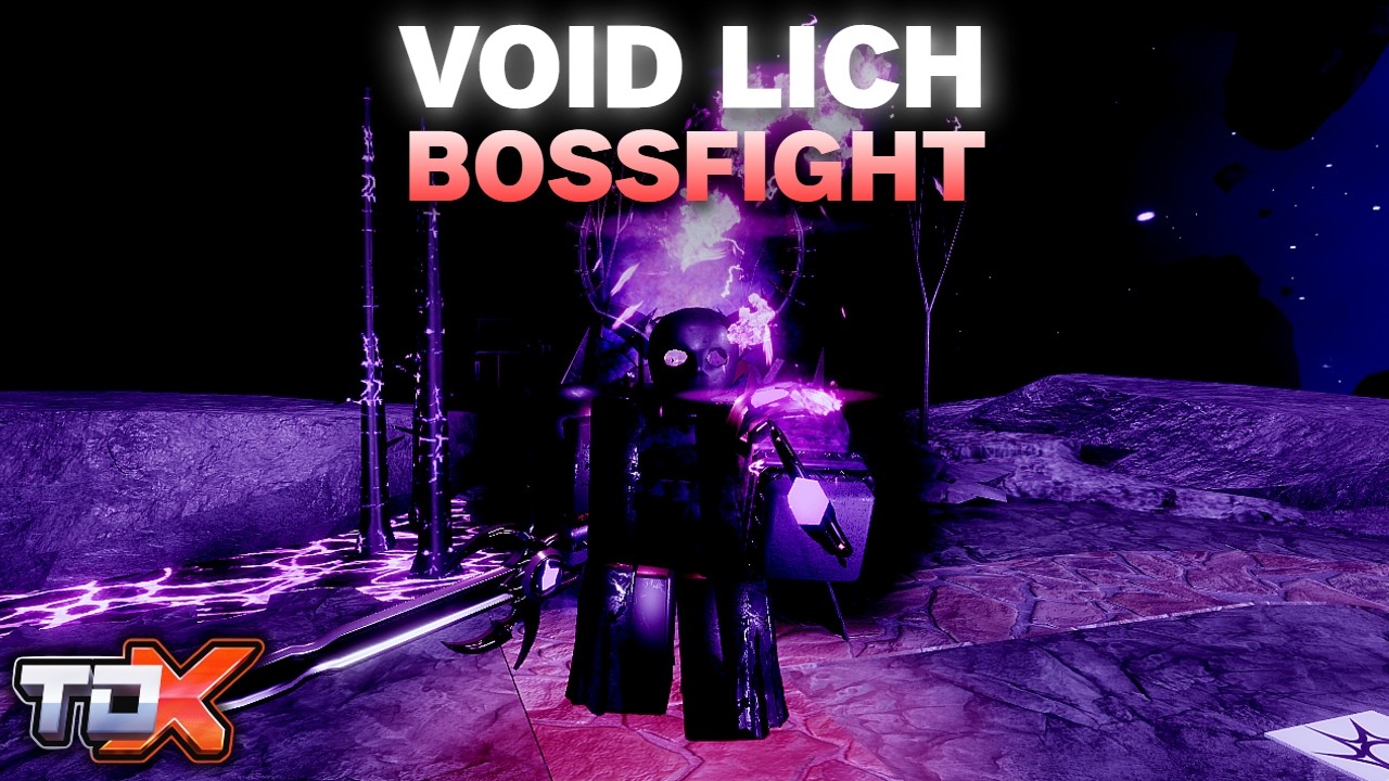 TDX Void Lich Boss Fight | TDX x Tower Battles Part 2 Event