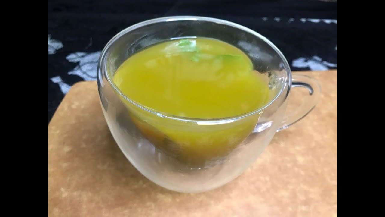 Immunity booster drink with Turmeric, Ginger, Garlic, Lemon and Black Cumin