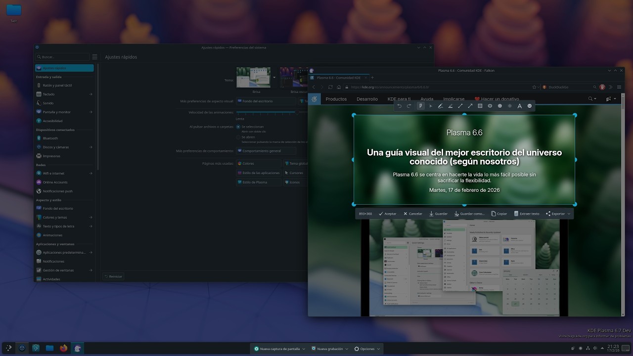 Las principales novedades de Plasma 6.6