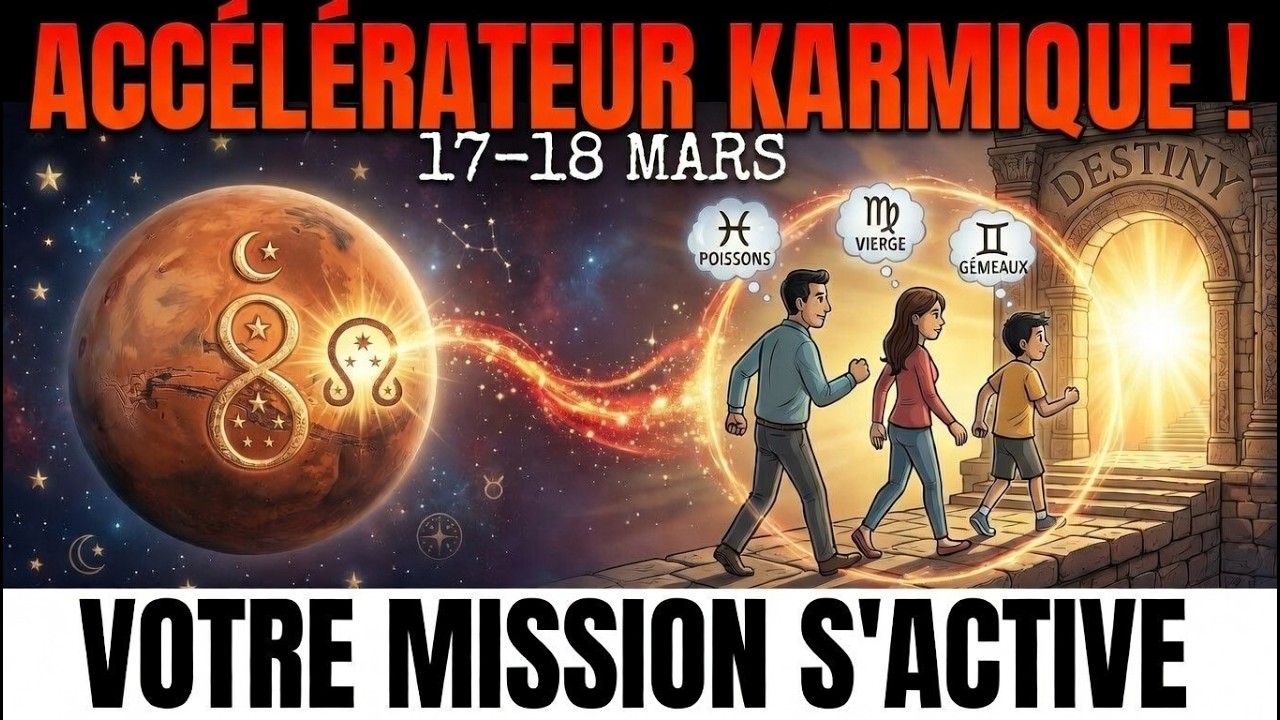 🔥 URGENT : Mars Déclenche Votre Destin — Ces 3 Signes Vont Tout Recevoir (17–18 Mars)
