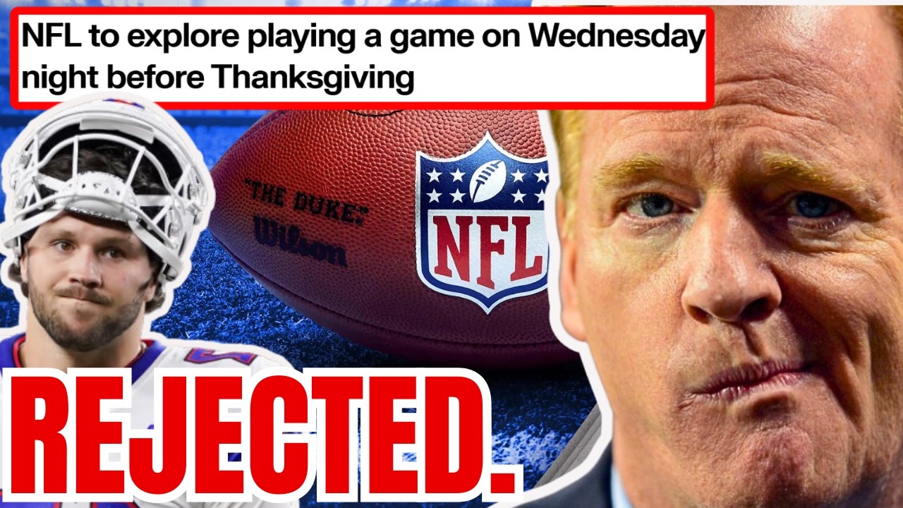 NFL Fans REJECT Wednesday Before Thanksgiving Football! Roger Goodell Wants To RUIN Sundays!