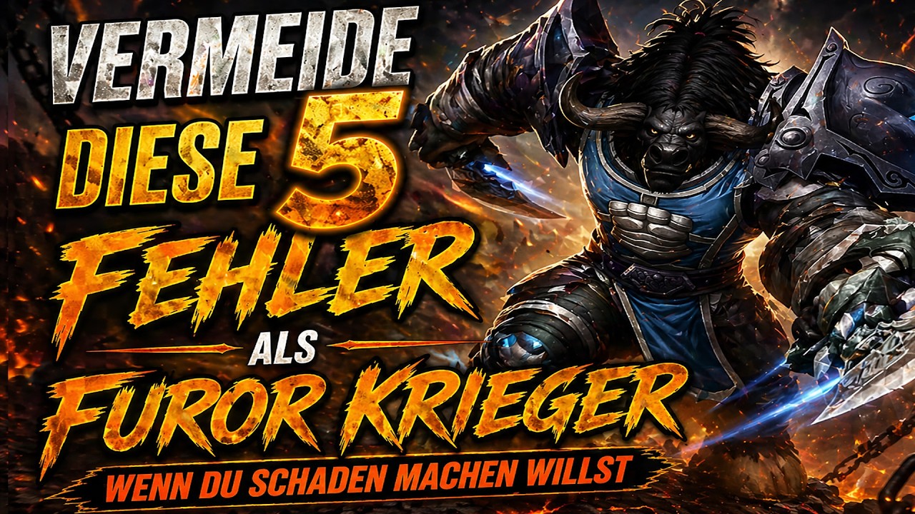 VERMEIDE die 5 Fehler als Furor Krieger💀WoW Midnight 12.0 | Brokken
