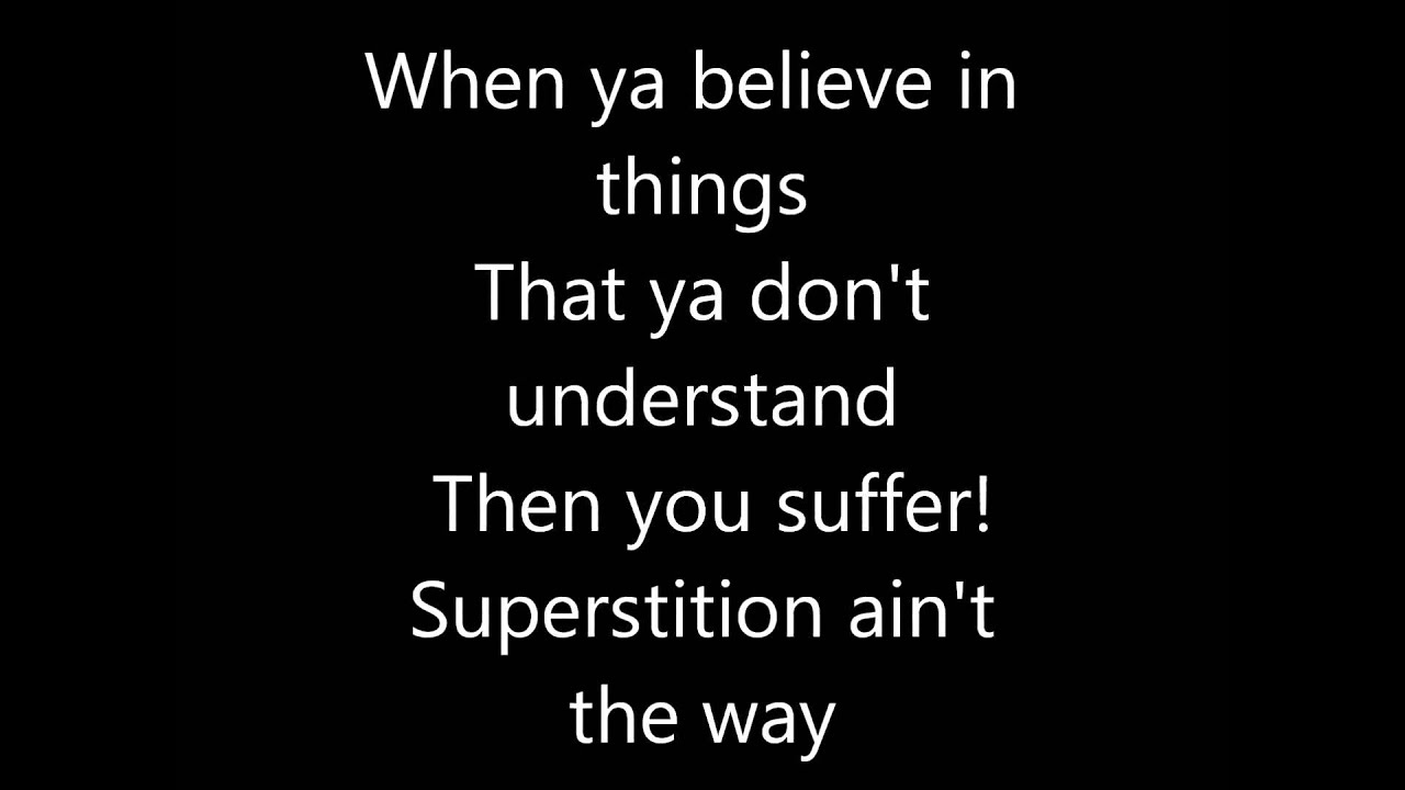 raven symone superstition  lyrics