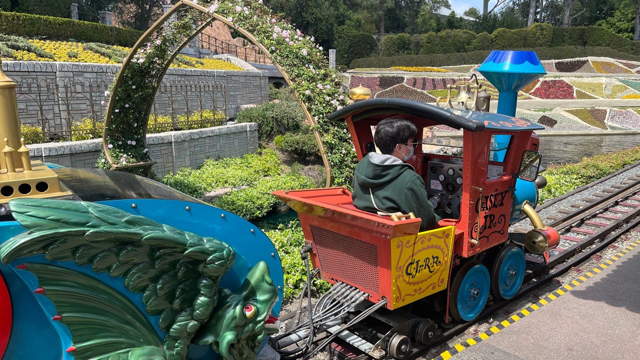 Диснейленд. Casey JR. Circus  train. Калифорния.