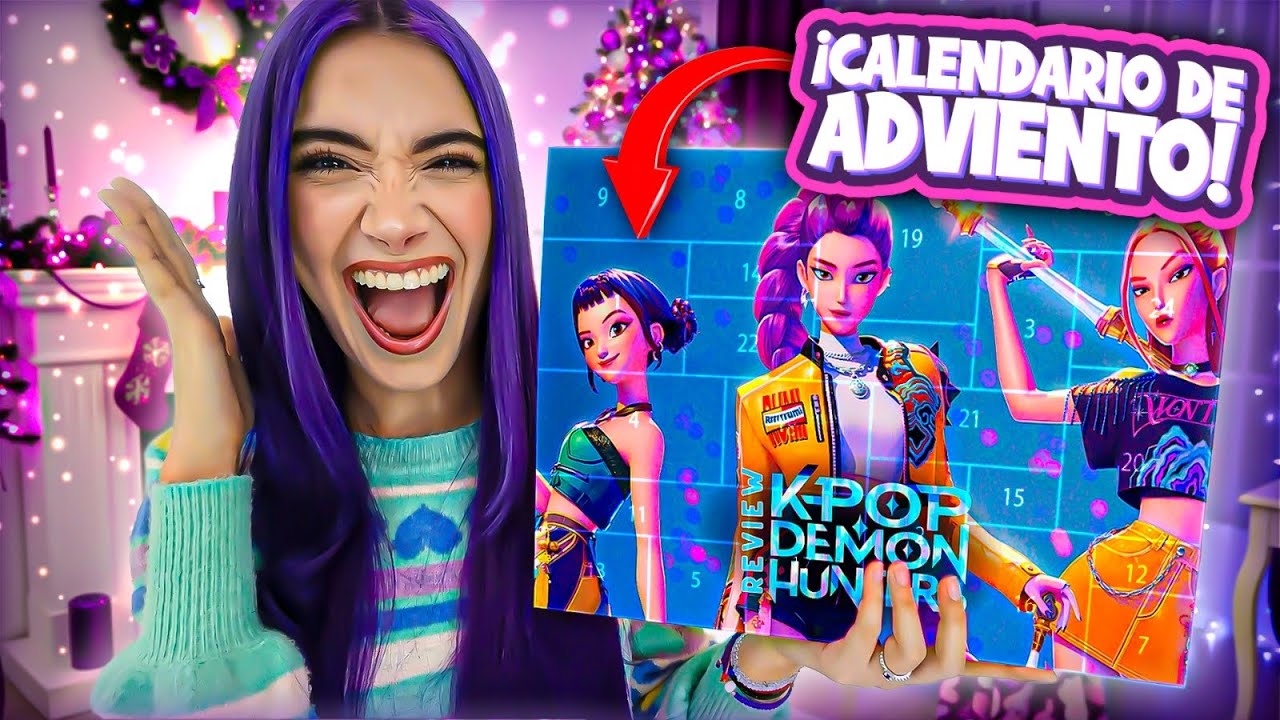 Abriendo un *CALENDARIO DE ADVIENTO* de GUERRERAS DEL KPOP 🎄🎁