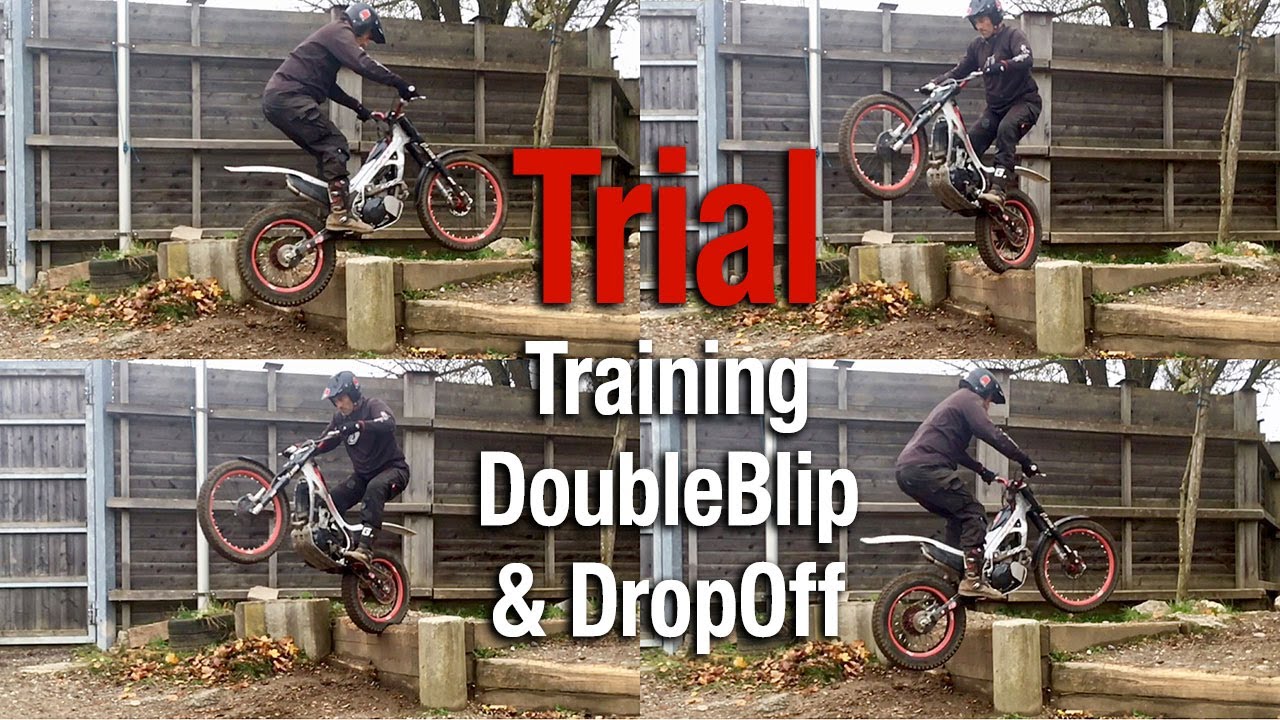Double Blip & Drop Off &middot; Moto Trials Training