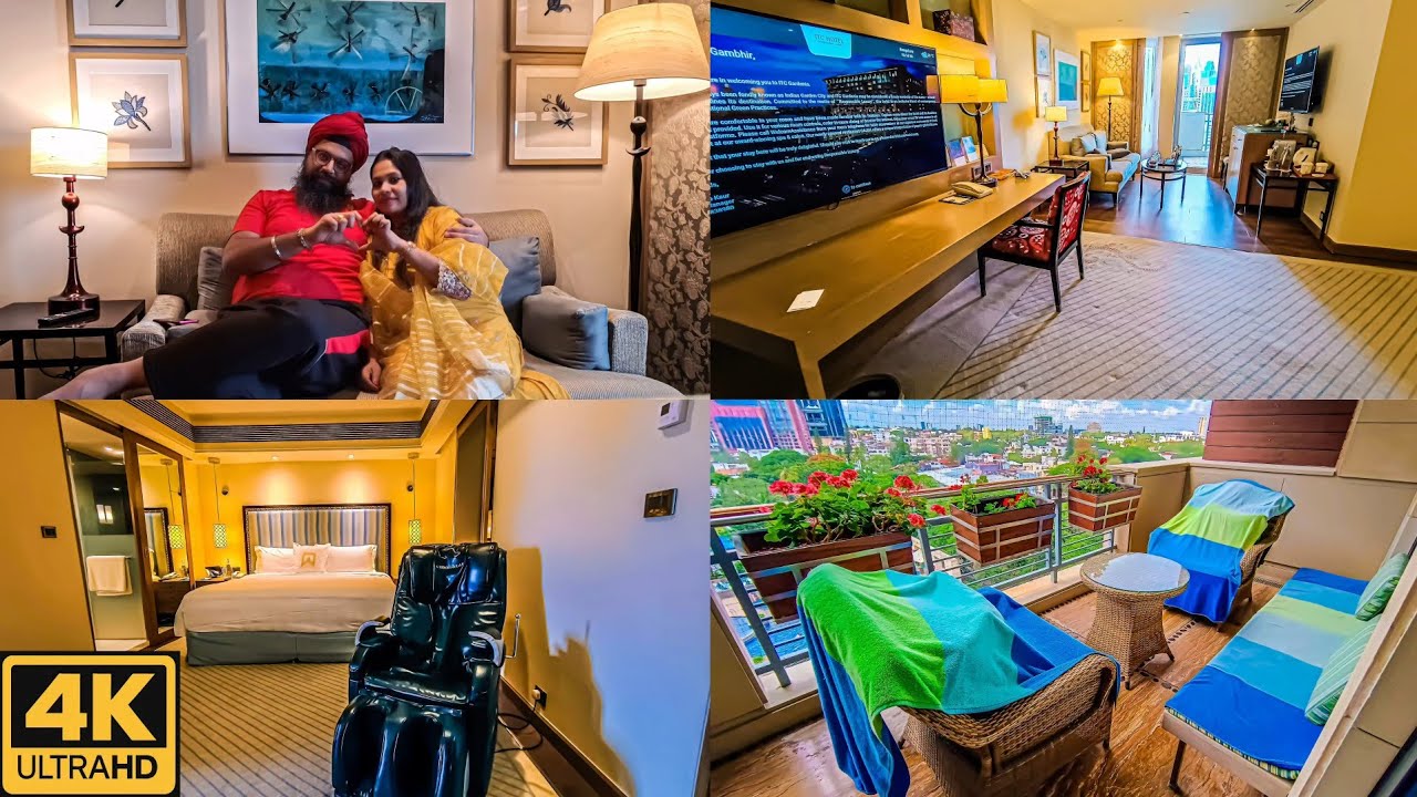 ITC Gardenia ITC One Double Room Tour | Luxury Room With Massage Chair, Closet & Balcony | Bengaluru