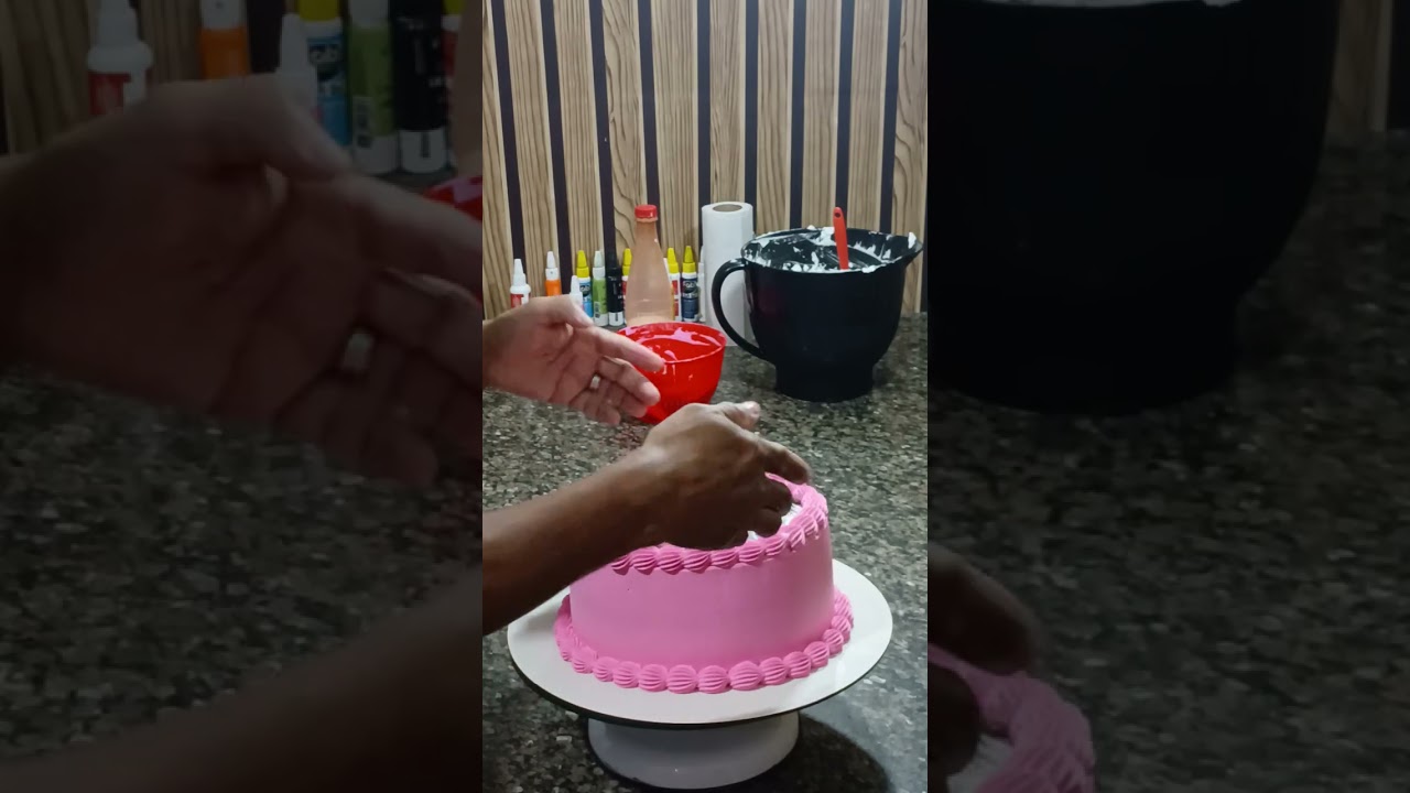 Bolo formato coração 