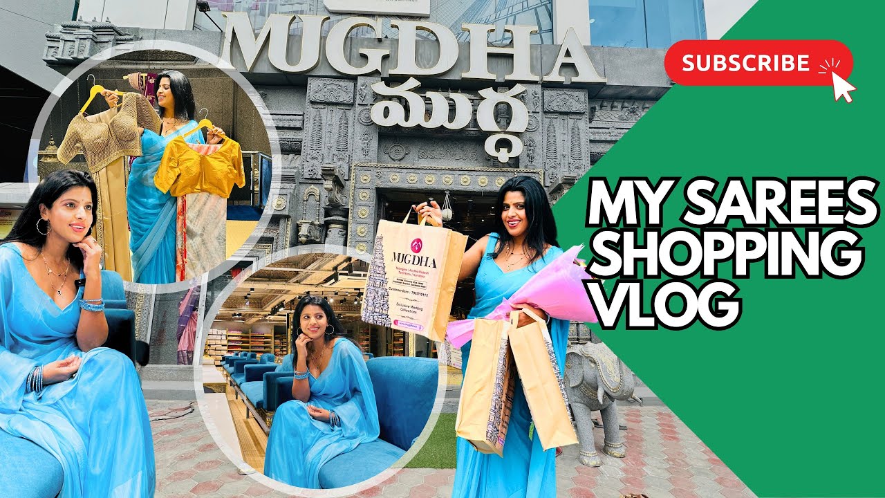 Saree Heaven at Mugdha!  Mugdha Saree Shopping Vlog | చీరల సందడి 💃 @SupriyaPillai01@MugdhaArtStudio