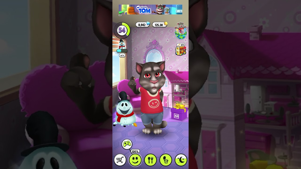 Talking Tom 😺 fun 😊 new android game play 