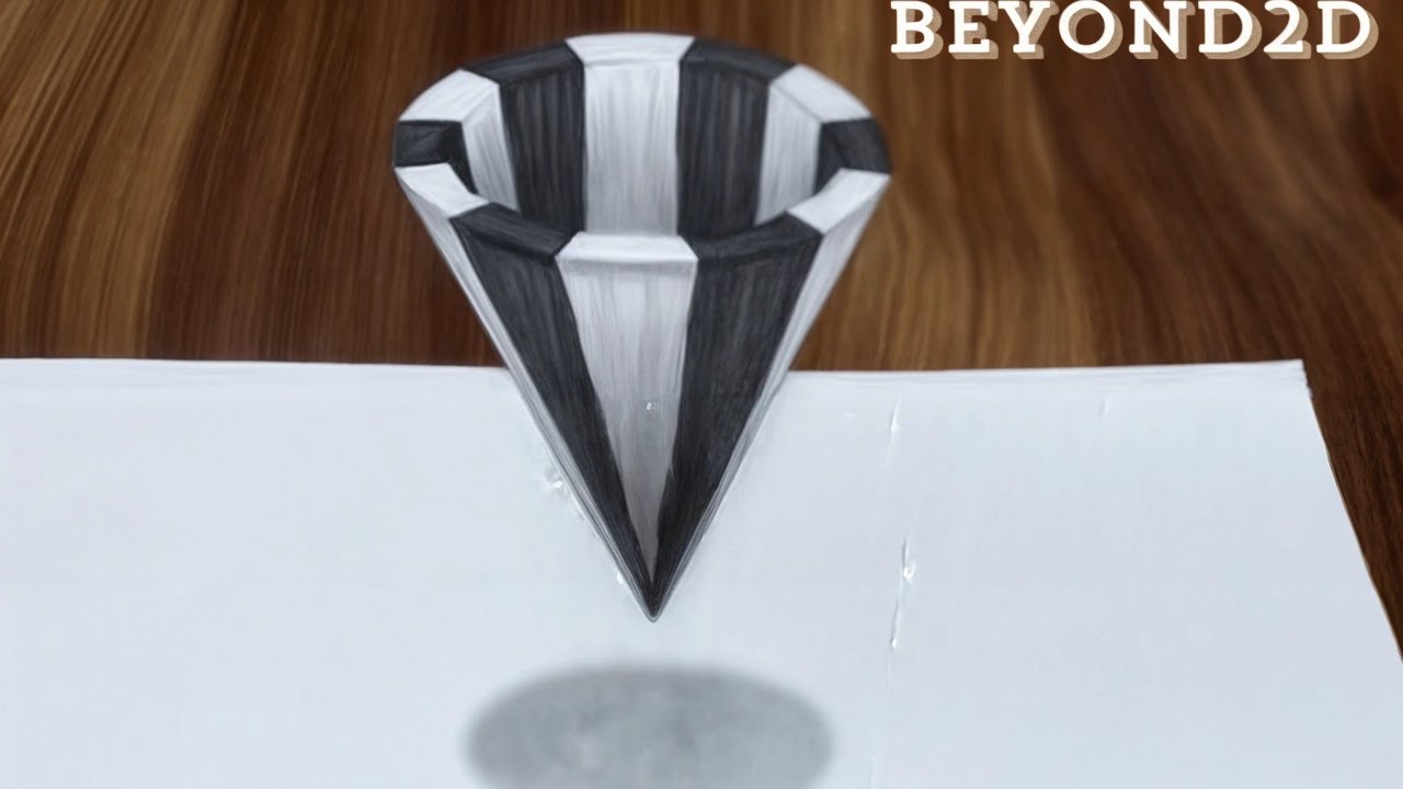 how many 3d drawing illusion on paper for beginners.beyond2d