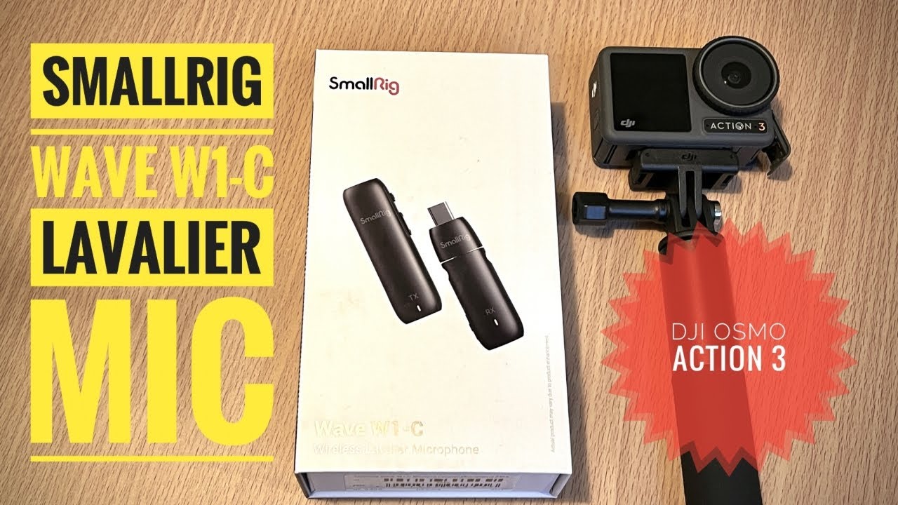 Pairing the Smallrigg mic with the Osmo Action 3