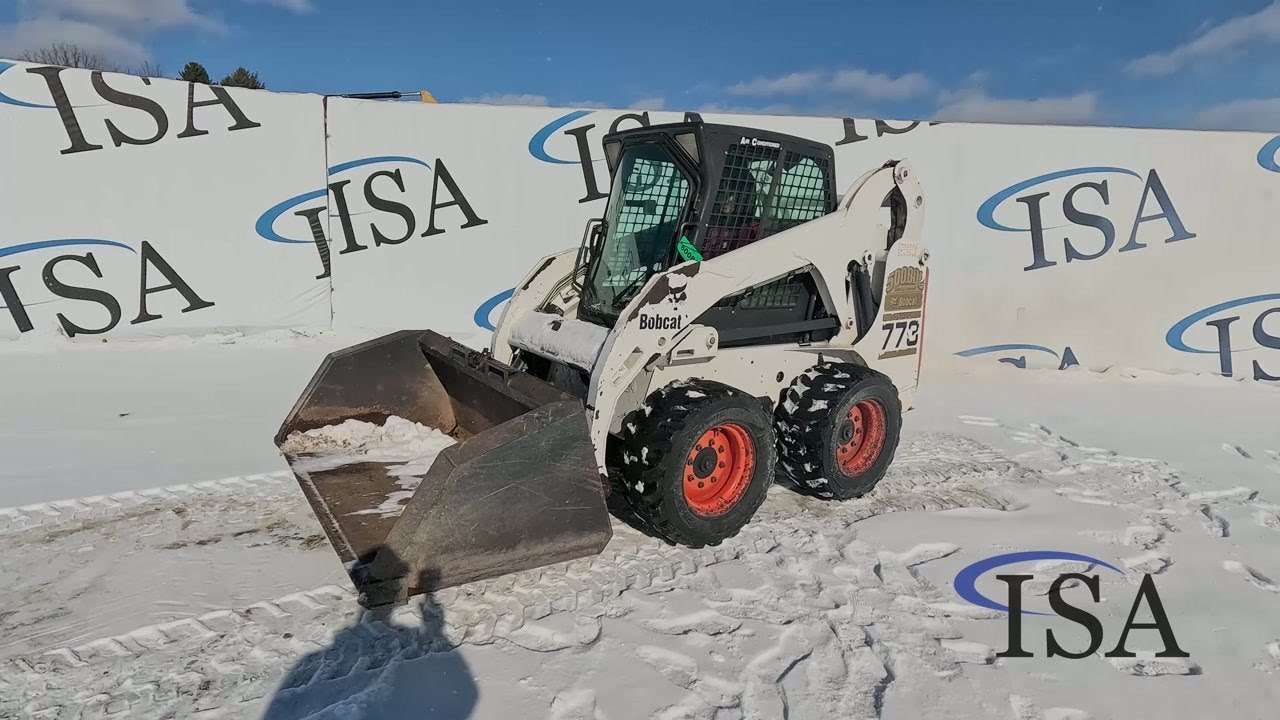 60083 - Bobcat 773 Wheeled Skid Steer will be sold at auction!