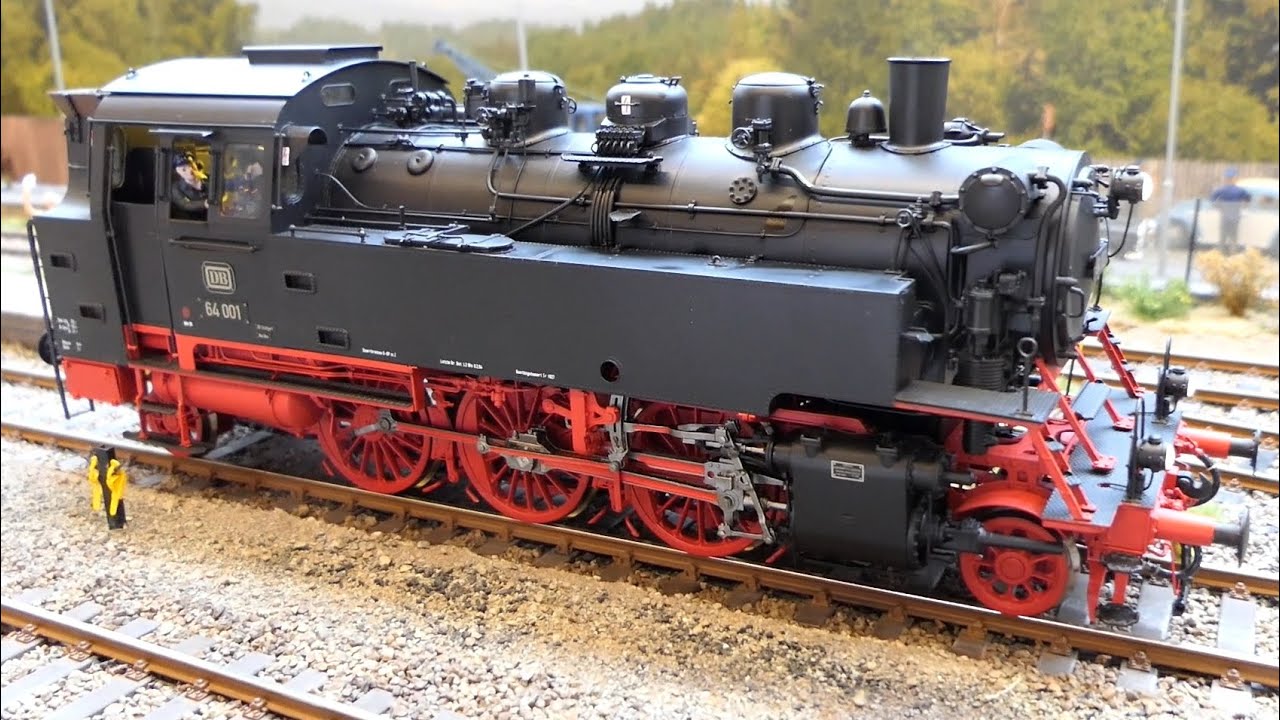 Probefahrt Baureihe 64 MBW 1:32 Spur1-Tage 2022 – Bericht 10 – Produktionsmuster Dampflok BR 64 001