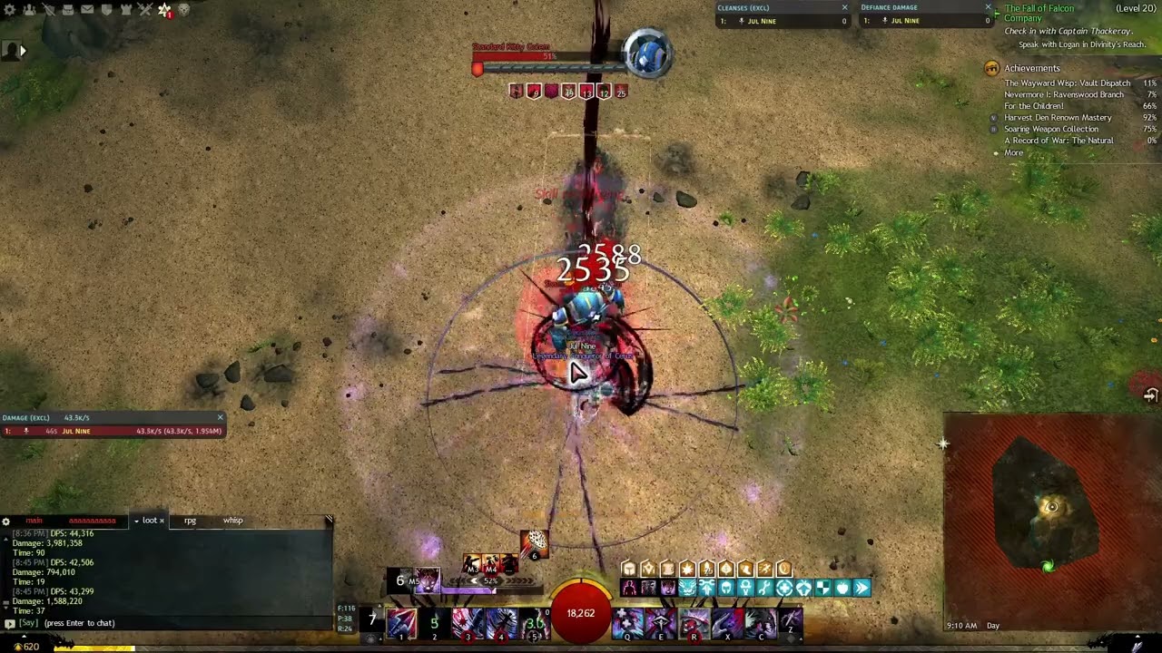 Spear Mace Axe Condi Ren 44395 Solo (Updated Rotation with Darkrazor) - 2025/10/5