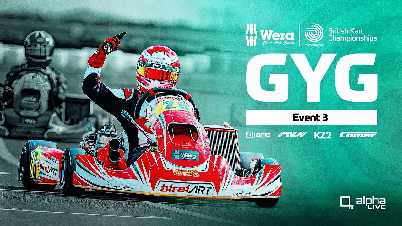 IAME TKM KZ2 Bambino | Event 3 | 2023 Wera Tools British Kart Championships | GYG Live Stream