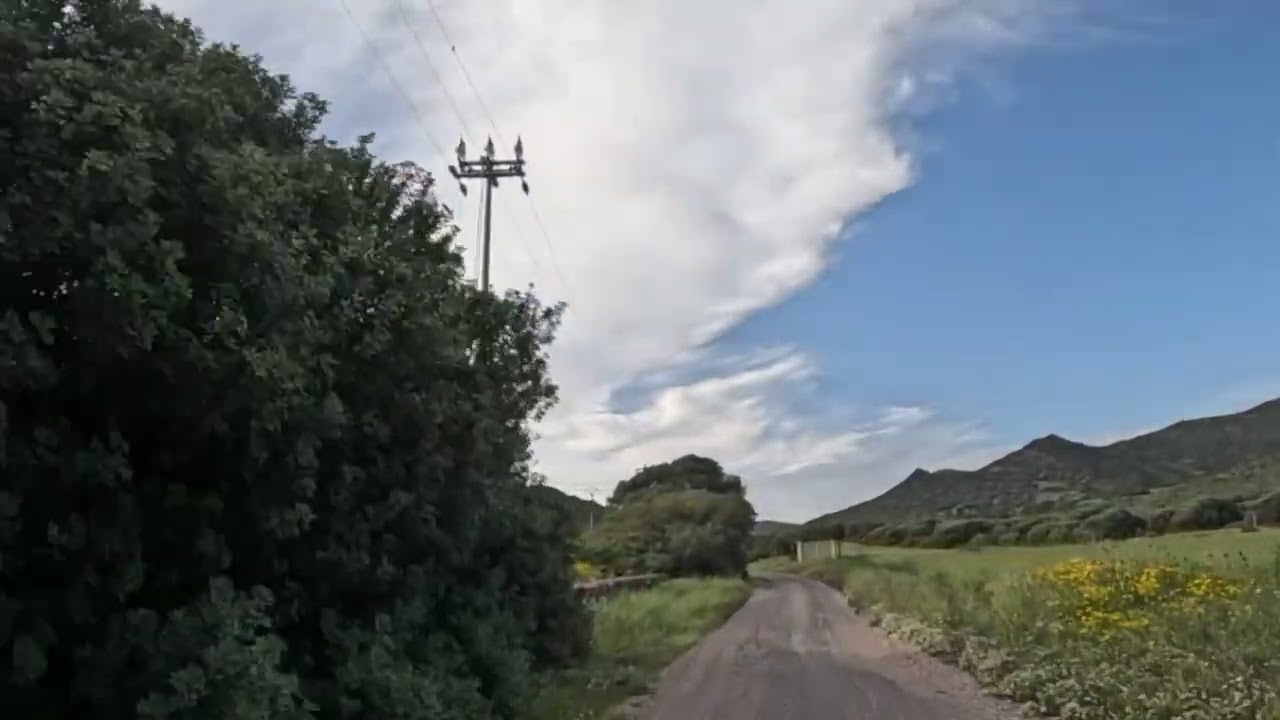 Italie Sardaigne Île de Sant'Antioco  Traversée de l'île / Sardinia Sant'Antioco island Gopro