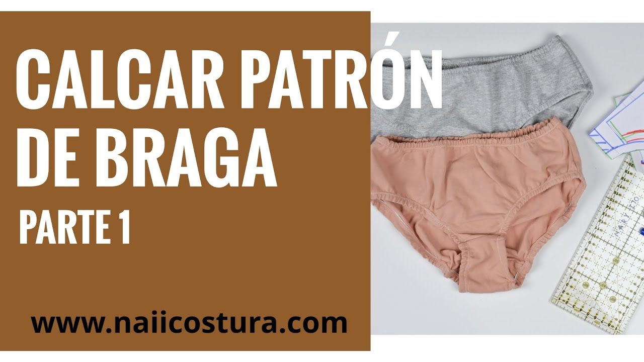 Calcar patrón de braga comprada - parte 1🧵 | Tutoriales de costura