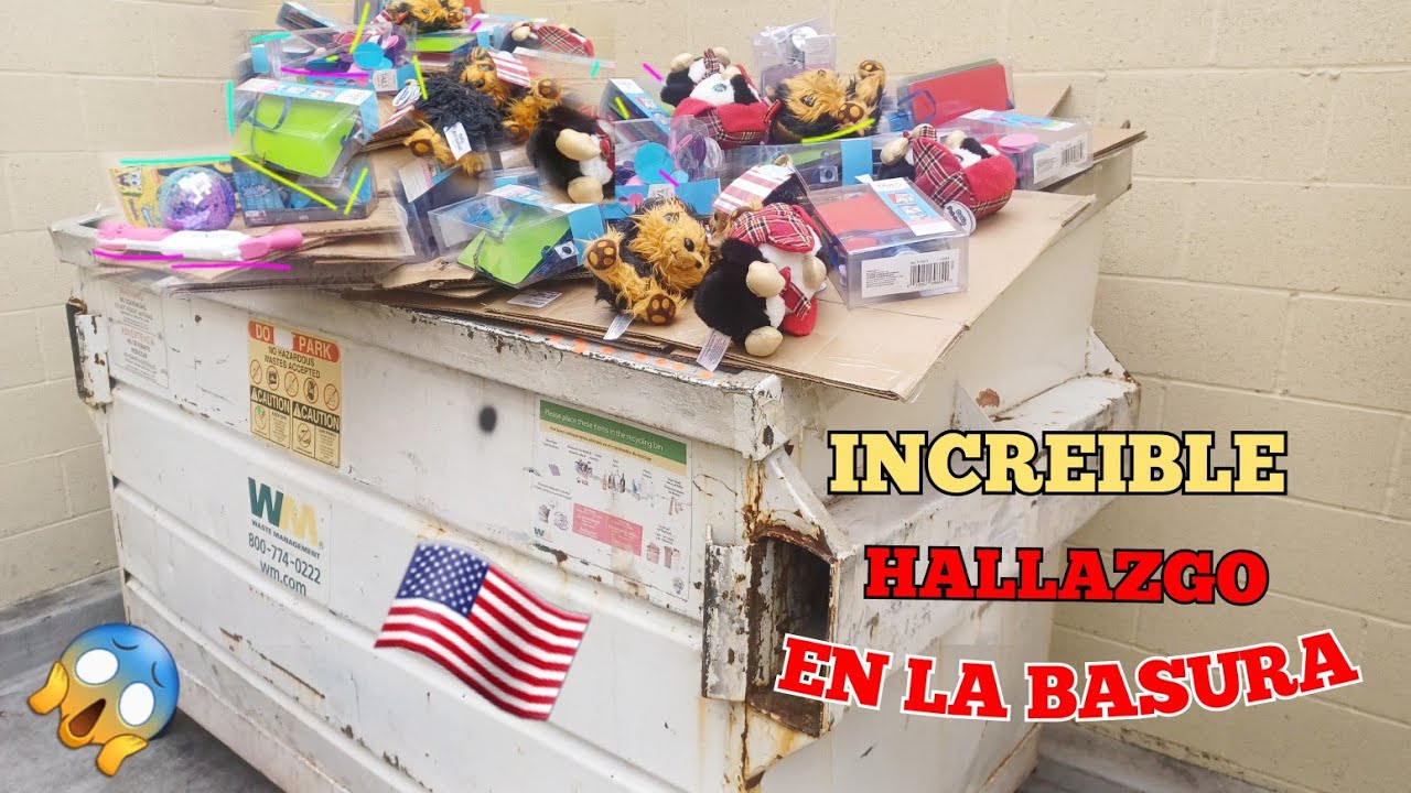 Tiendas TIRAN Mucha MERCANCIA nueva a la BASURA. te dejara Con la BOCA ABIERTA 