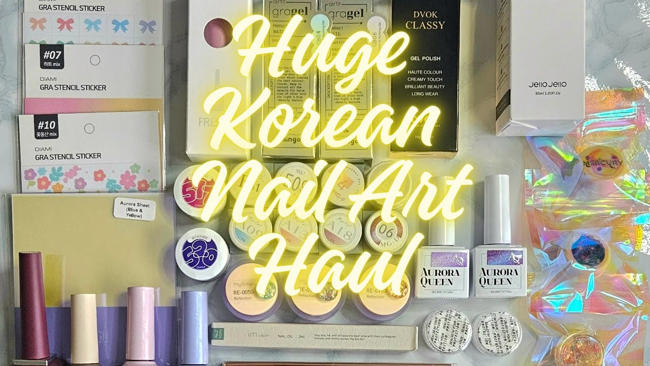 Huge Korean Nail Art Haul (mainly new items!)