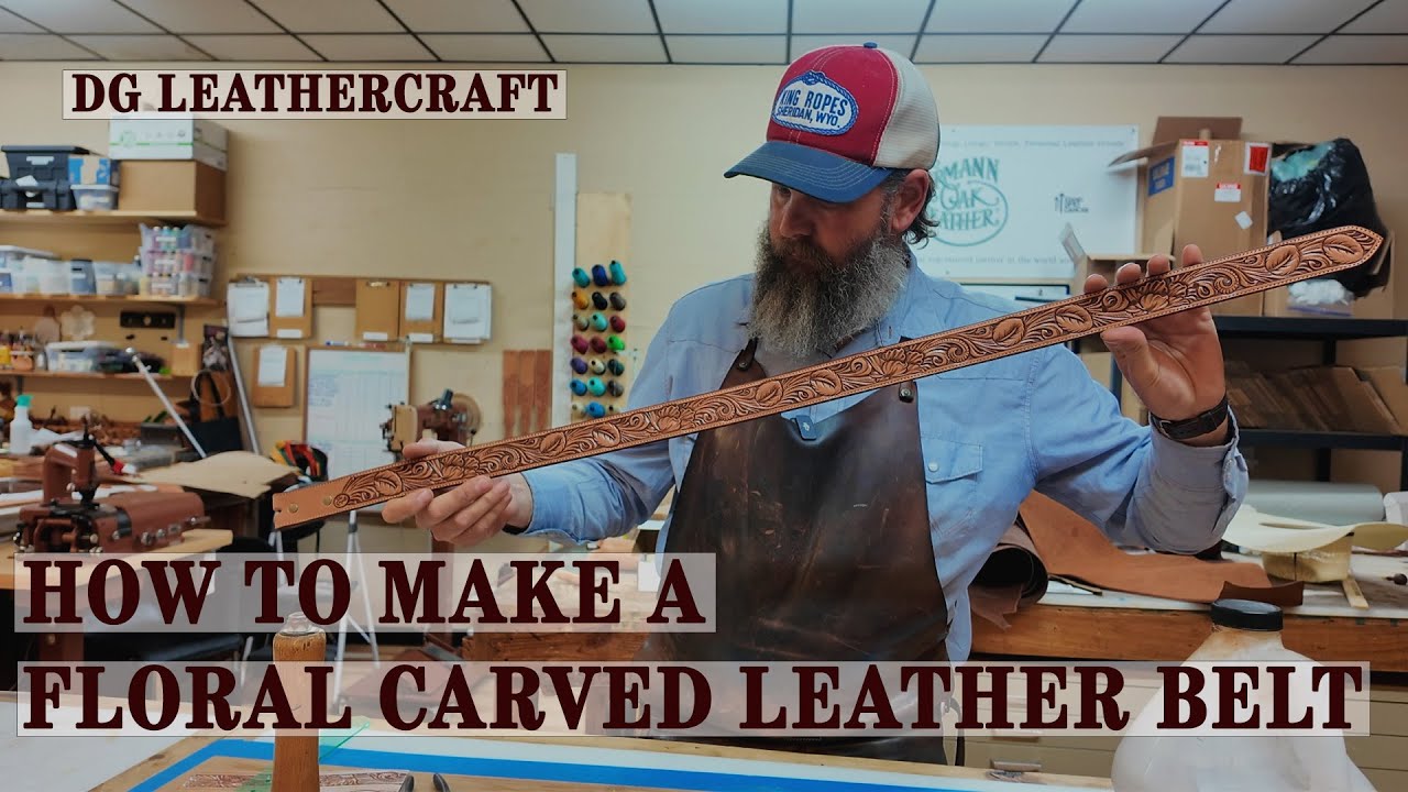 How to Make a Floral Carved Leather Belt
