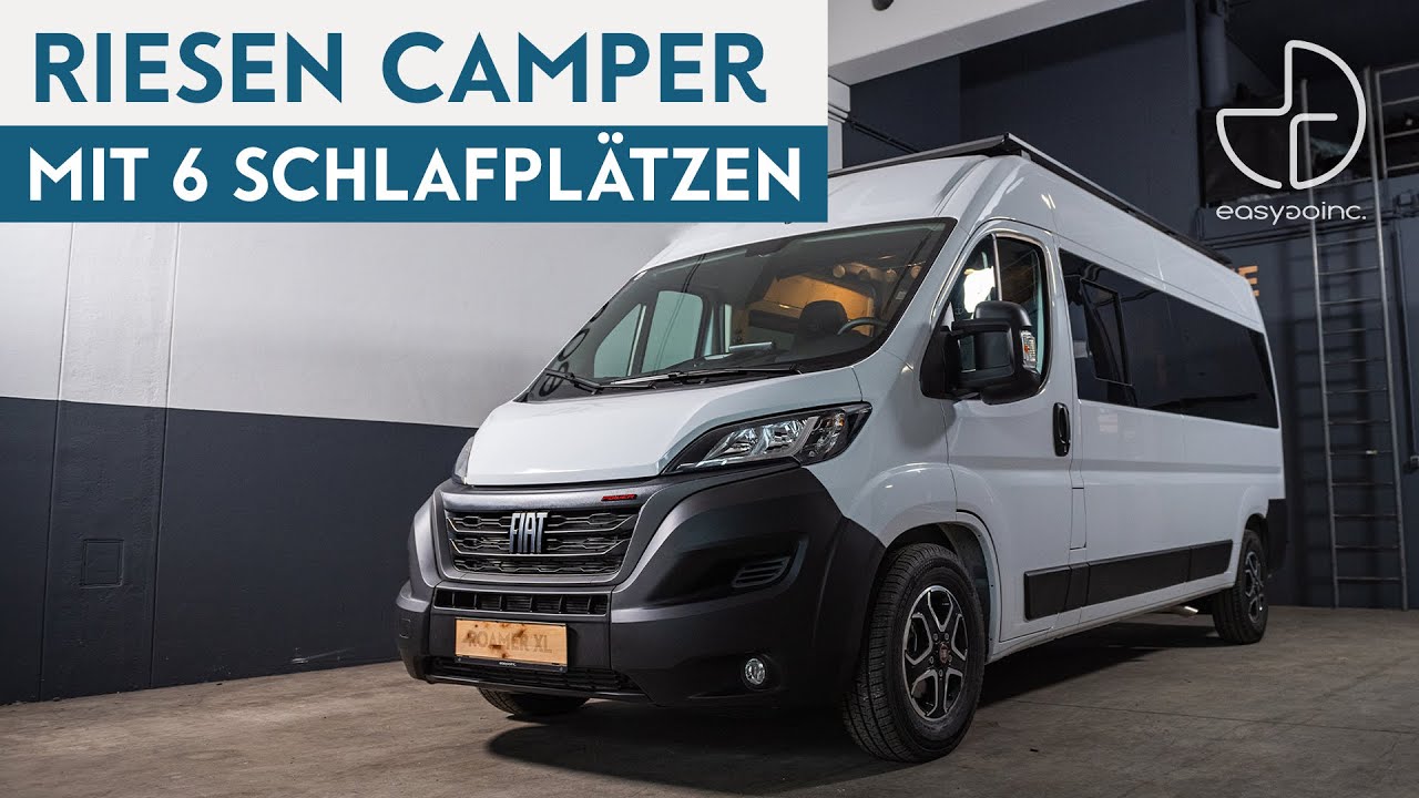 Ein Campervan für 6 Personen | Fiat Ducato