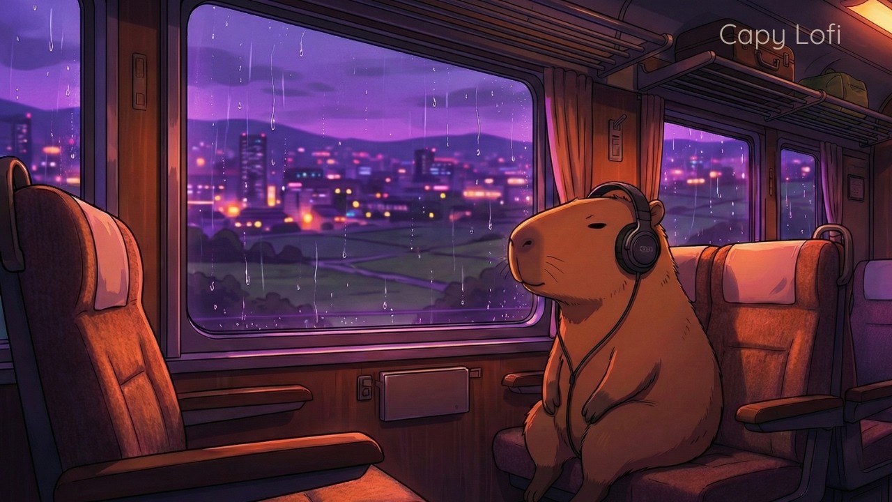 Rainy Train to Nowhere | Best of 2026 Lofi Hip Hop Night Journeys [Lost in Nostalgia] 🚆🌧️