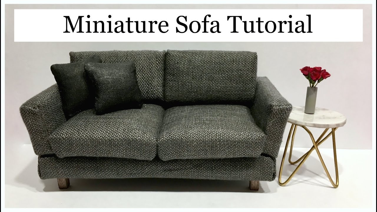 Miniature Sofa/Couch Tutorial