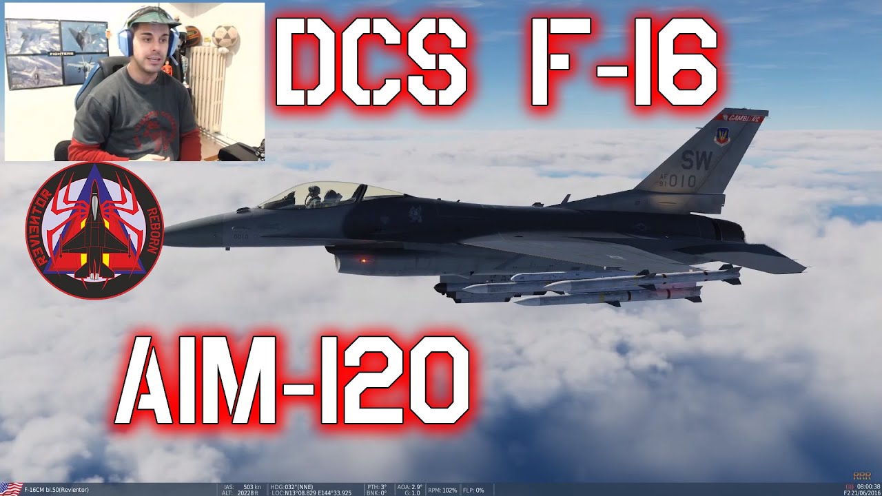 DCS F16 - TODO SOBRE COMO USAR EL AIM120 TUTORIAL PRACTICO Y TEORICO