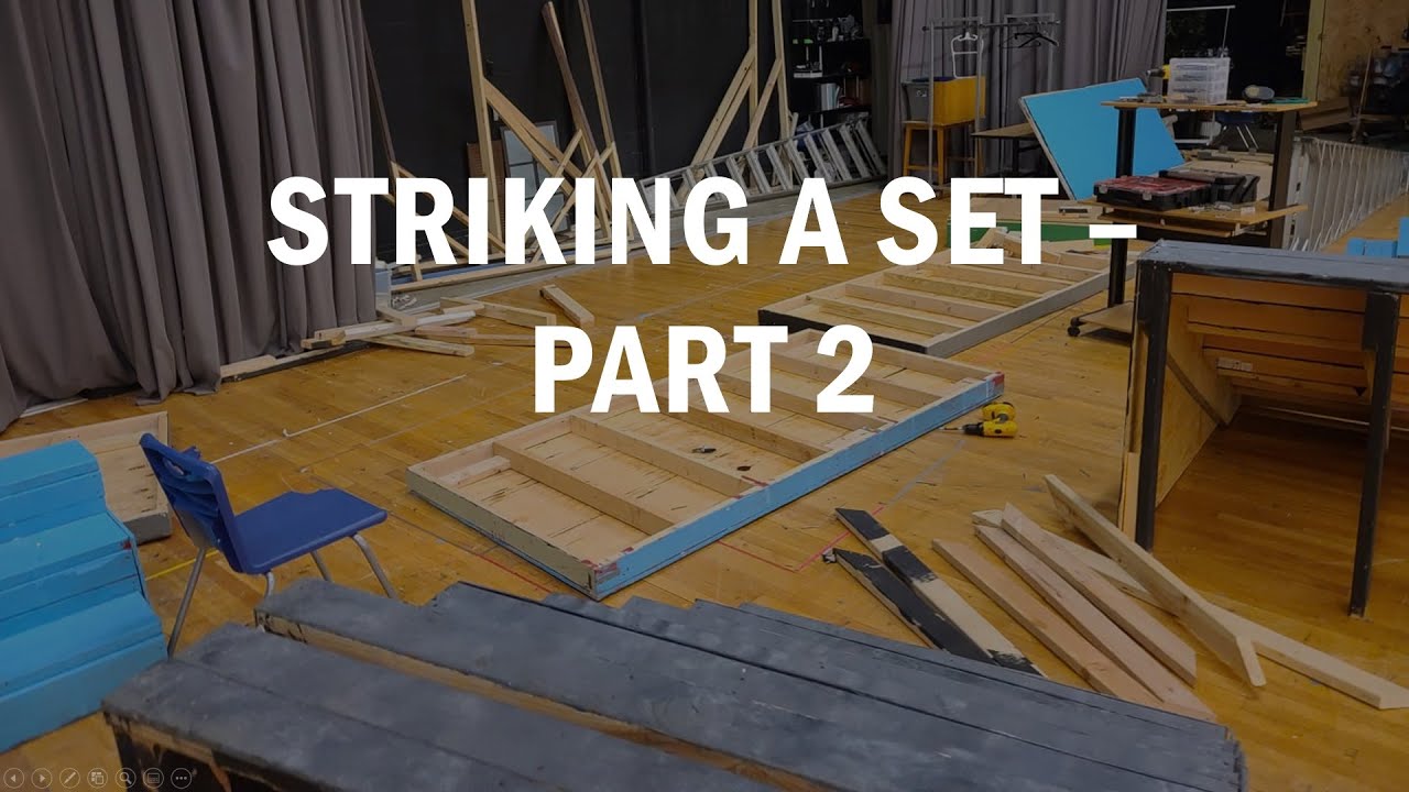 Tech Theatre with Mr Lawrence - Striking a Set Part 2 - Stage Left and Stage Right