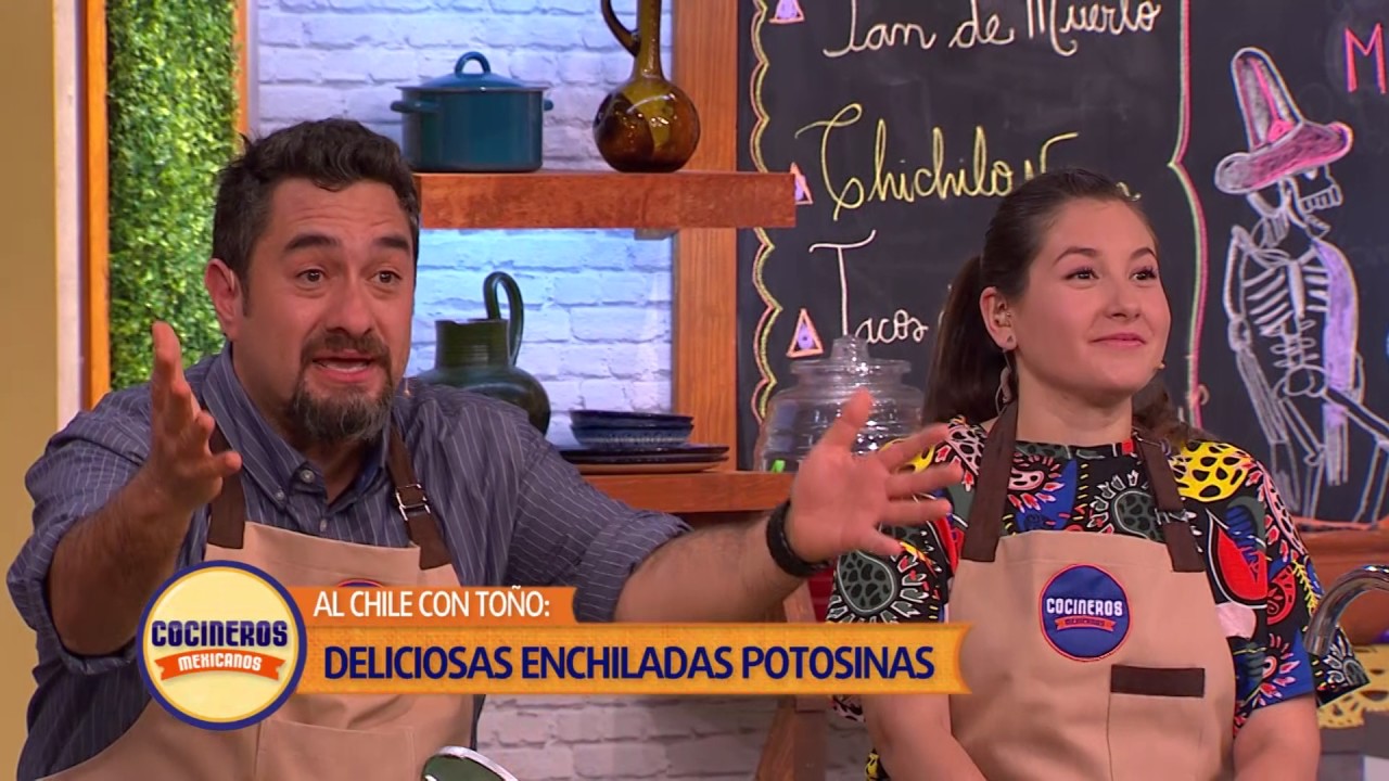 Receta: Enchiladas Potosinas | Cocineros Mexicanos