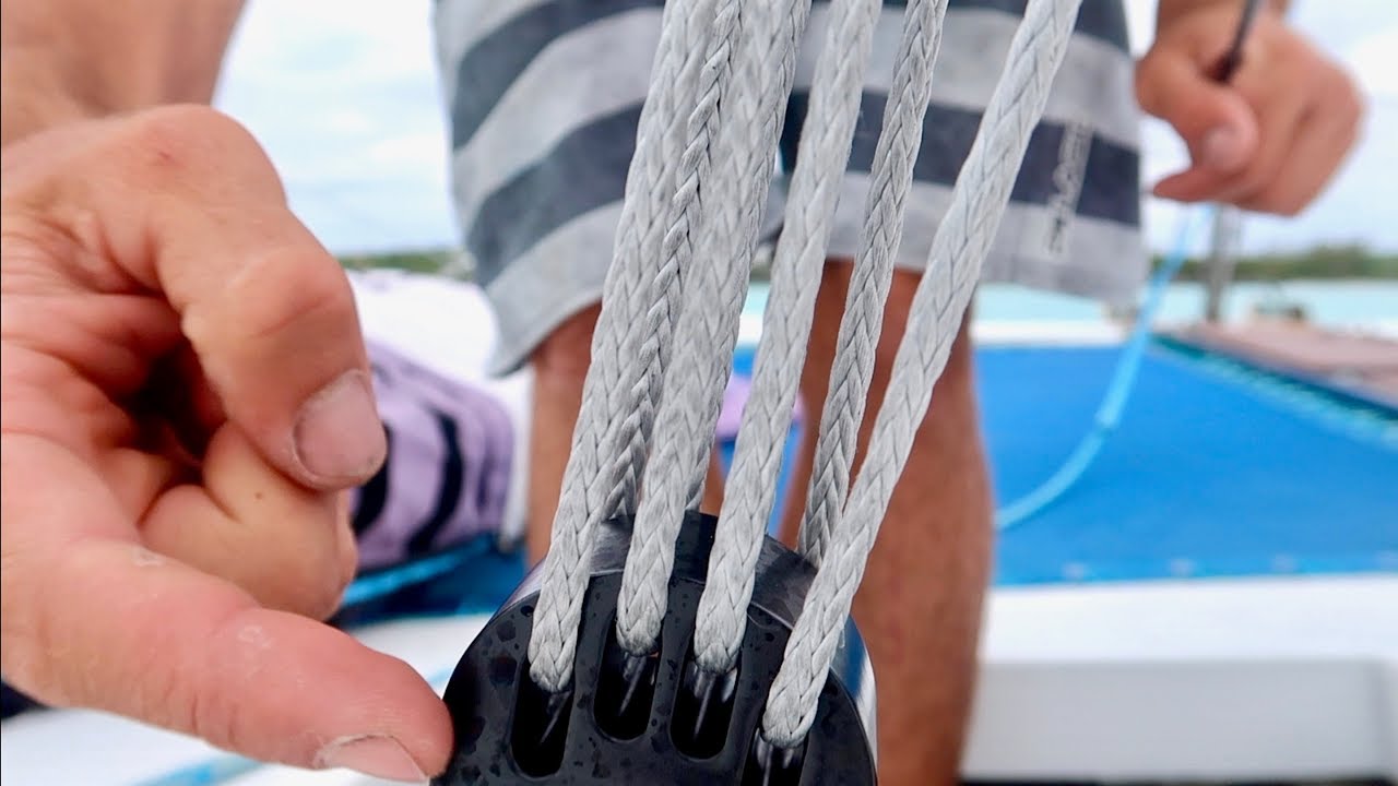 Tensioning Colligo  Marine Deadeyes ONLY USING LASHINGS Part 1